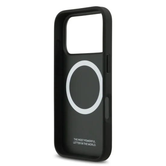 Bmw Iphone 17 Pro Case &ndash; Kevlar Magsafe With Metal Logo - Black